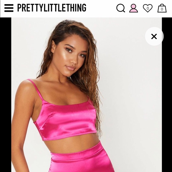 PrettyLittleThing Other - PrettyLittleThing high waisted skirt and crop top